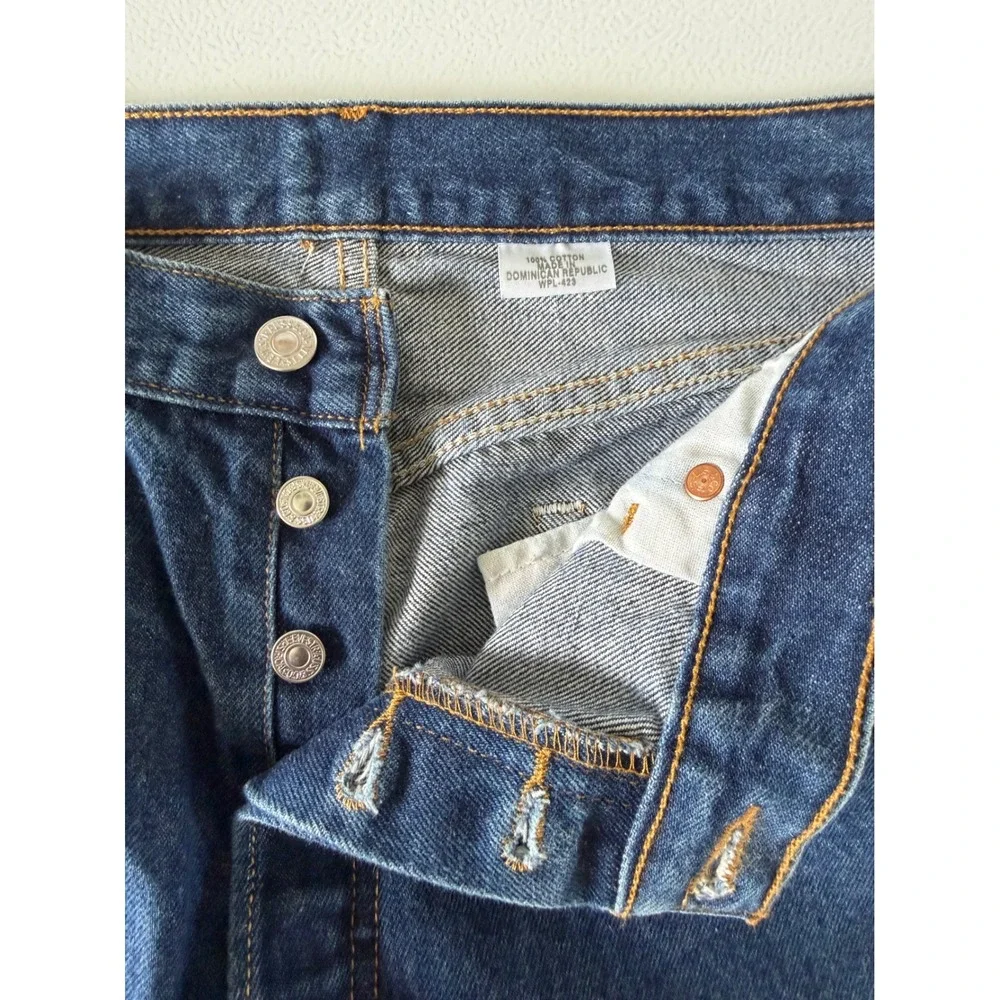 Levi's 501 XX Vintage Button Fly Jeans Men's W38 L40 Dark Wash Made in USA Style